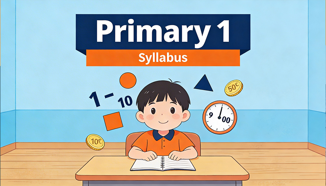 P1 Maths Syllabus by Daniel Math Tuition
