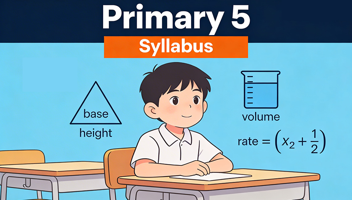 P5 Maths Syllabus by Daniel Math Tuition